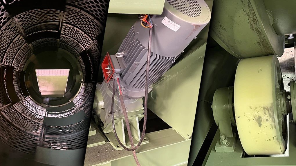 Details of the TS2580 trommel screening equipment