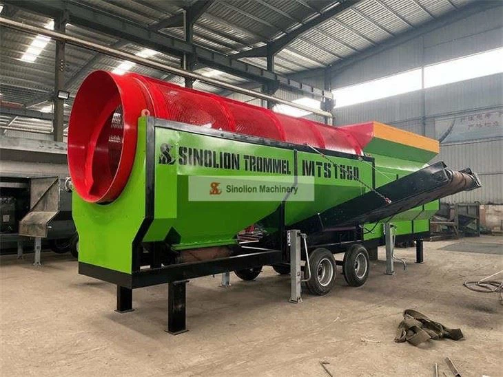 MTS1550 Large Mobile Compost Trommel Screen