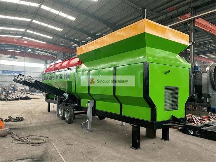 MTS1550 Large Mobile Compost Trommel Screen